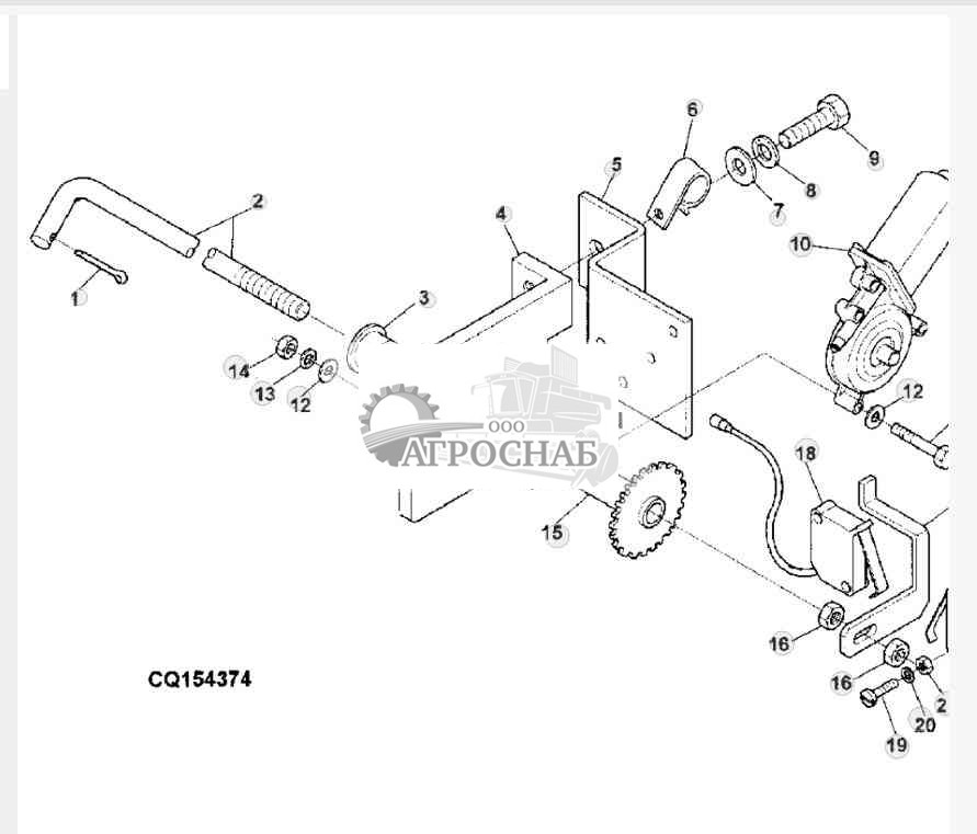 Мотор вариатора скорости вращения вентилятора 